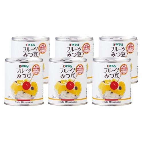 カンピー フルーツみつ豆 EO 5号缶 ( 295g×6セット )/ Kanpy(カンピー