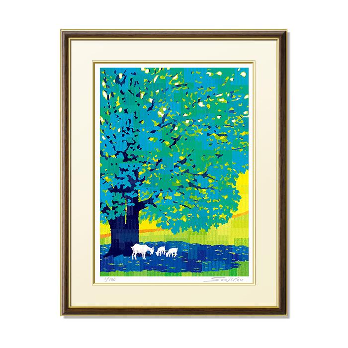 日本画 風景画 斉藤和 原画 真作 絵画 44 日本画 風景画 斉藤和 原画