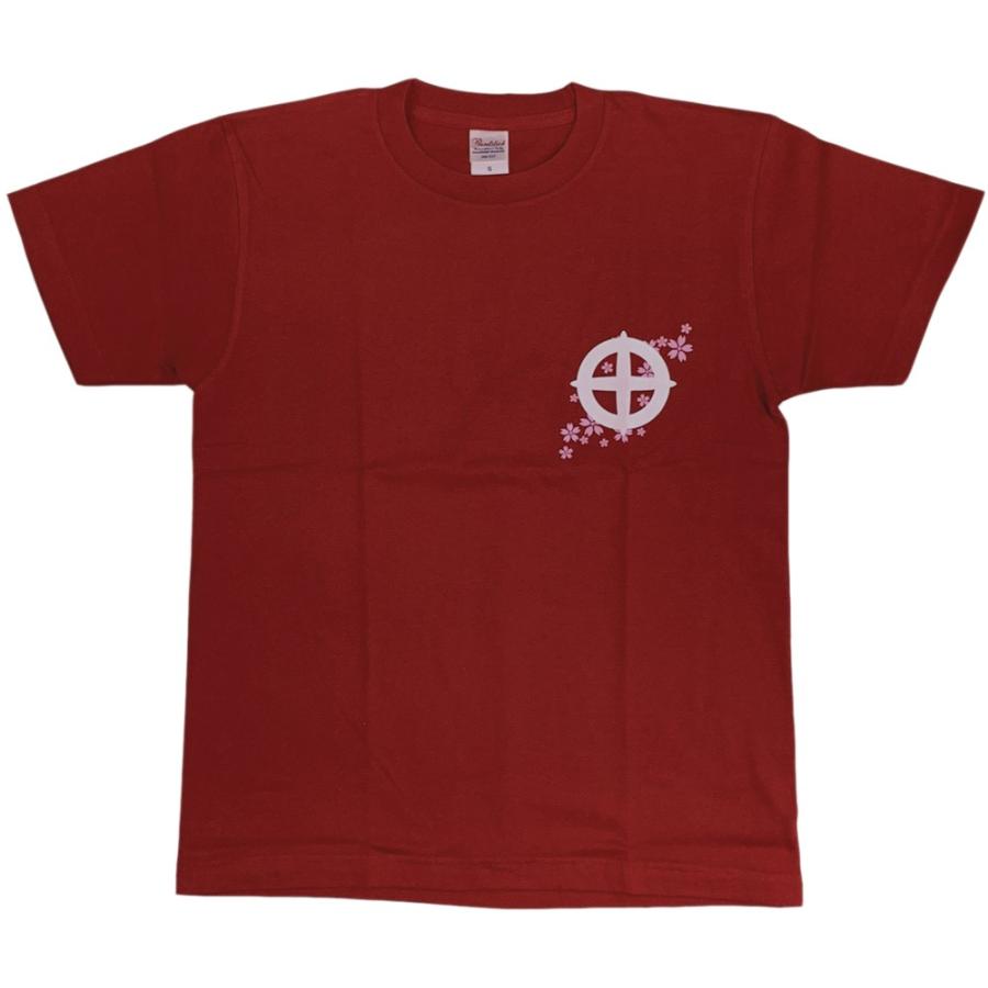 薩摩Tシャツ 「 薩摩魂 桜吹雪 」 薩摩 鹿児島 B'z稲葉皓志 Tシャツ