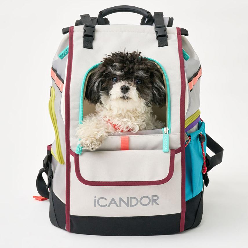ICANDOR アイキャンダー JIGE BAG MISTY GRAY ペット ペットキャリー