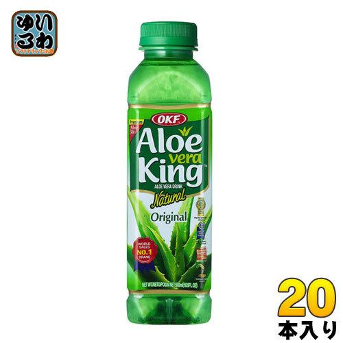 OKF アロエベラキング 500ml ペットボトル 20本入 Aloe vera King