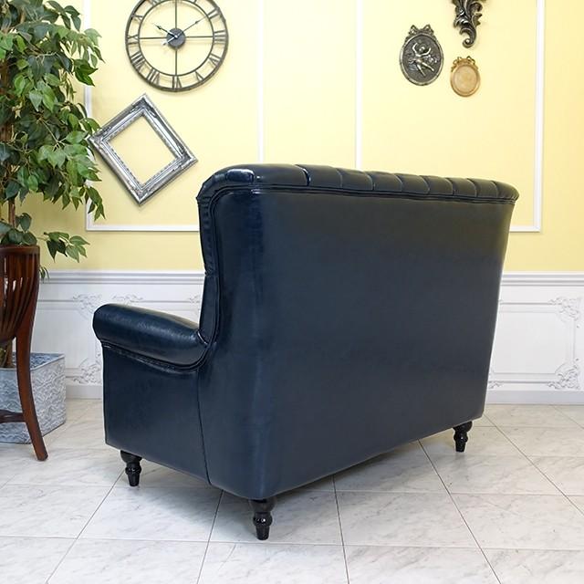 西洋アンティーク レザー 1人掛けソファ ロビーチェア 昭和レトロ 2/2