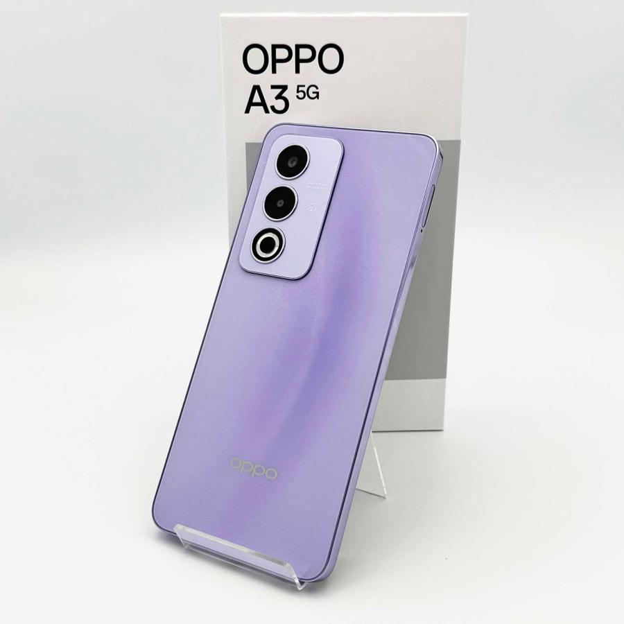 新品未開封】OPPO A3 5G 128GB パープル シュリンク付き OPPO A 安心の1年