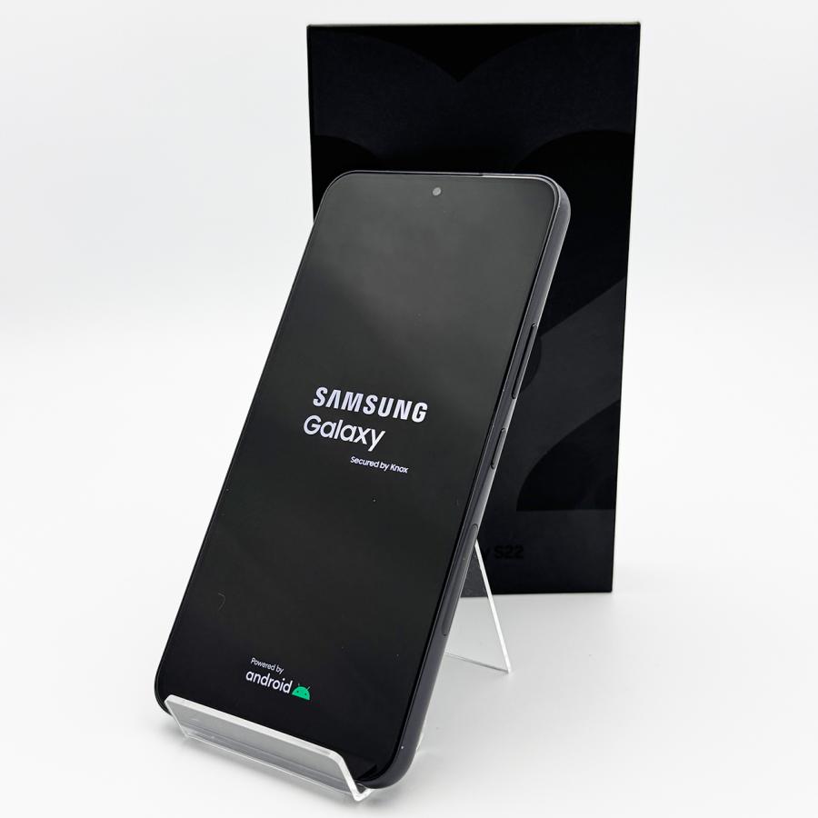 Galaxy S SAMSUNG S22 SCG13 256GB 本体 au版 ファントムブラック 中古