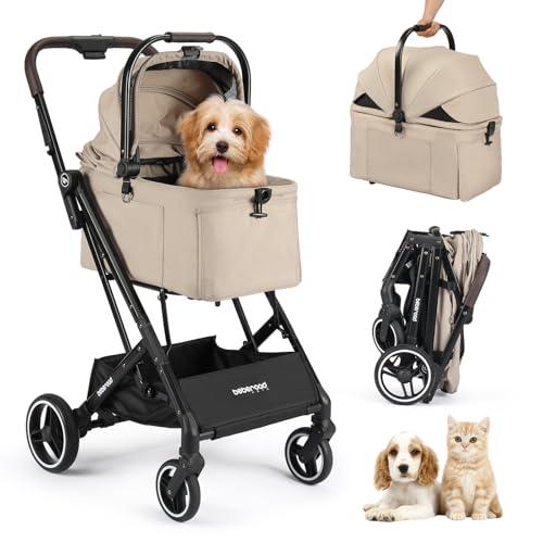 BEBEROAD PETS X2 ペットカート 猫 カート小型犬 バギー 折りたたみ 4