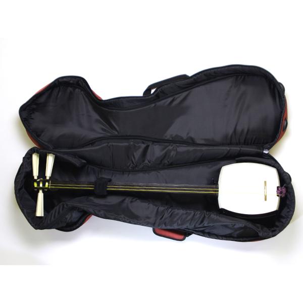 三味線ソフトケース 津軽 太棹用 リュック付き 選べる4色［三味線