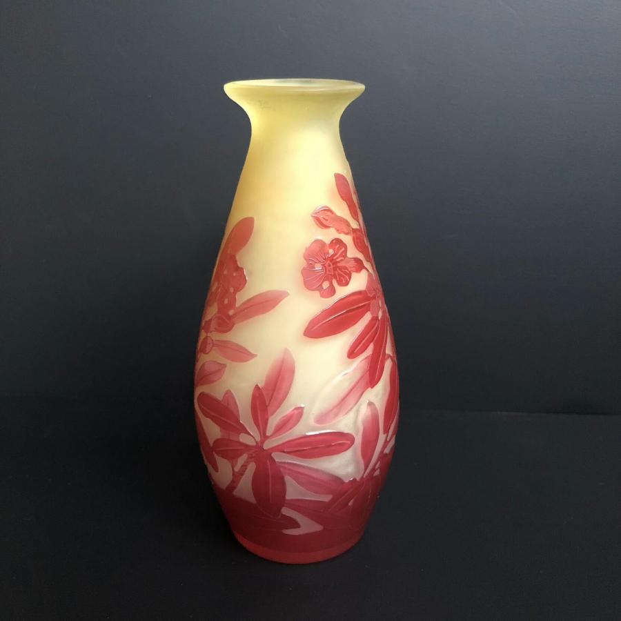 エミール・ガレ 花瓶 被せガラス[20230122] : ソフィア ネットショップ