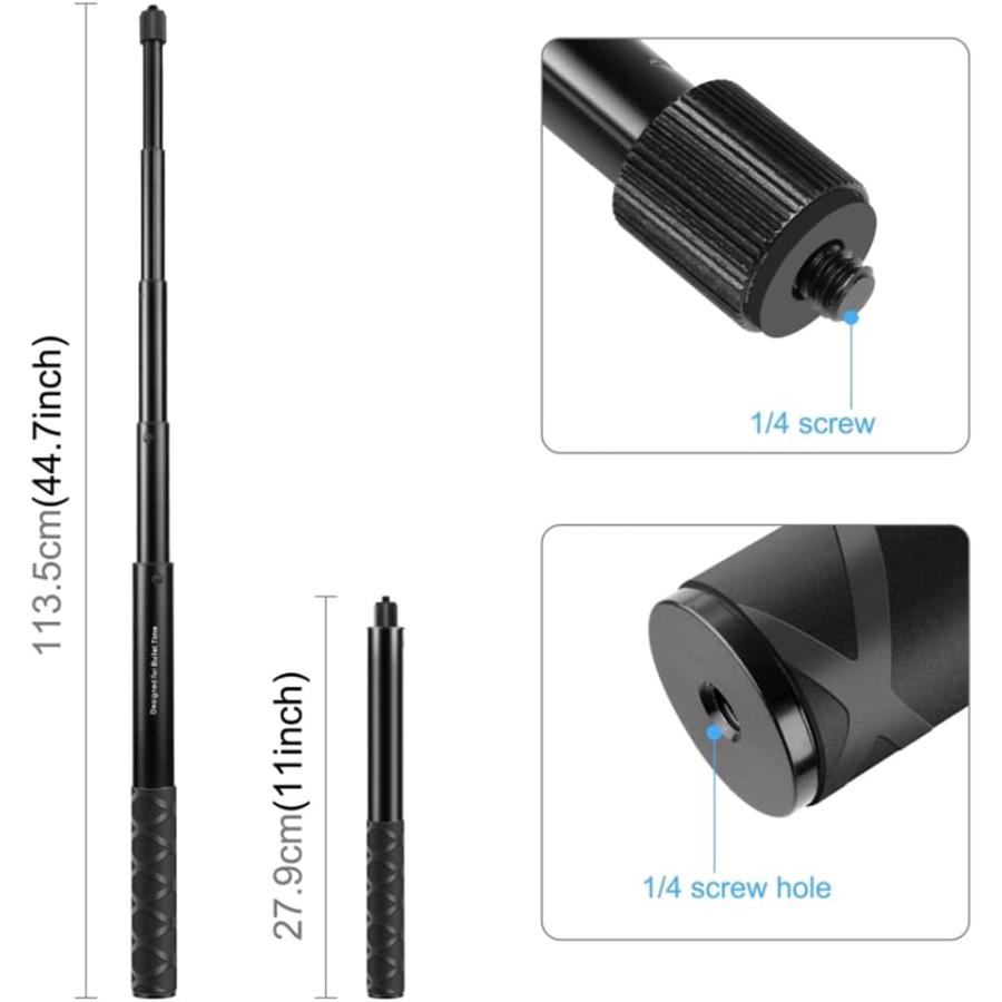 自撮り棒 腰ベルト自撮り棒 Insta360 X3/ONE X2/ ONE X/ONE RS/ONE R