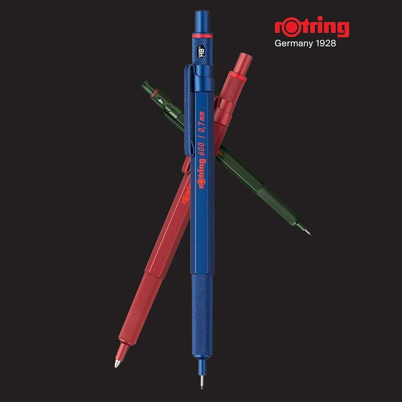rOtring ロットリング 600 ボールペン ブラック M 中字 油性 化粧箱入