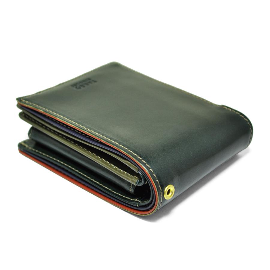 TAKEO KIKUCHI（タケオキクチ） 二つ折り財布 本革 メンズ エリア