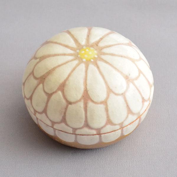 香合 茶道具 杣山契月 作 菊香合 : 茶道具専門店 (有)菊池商店 - 通販