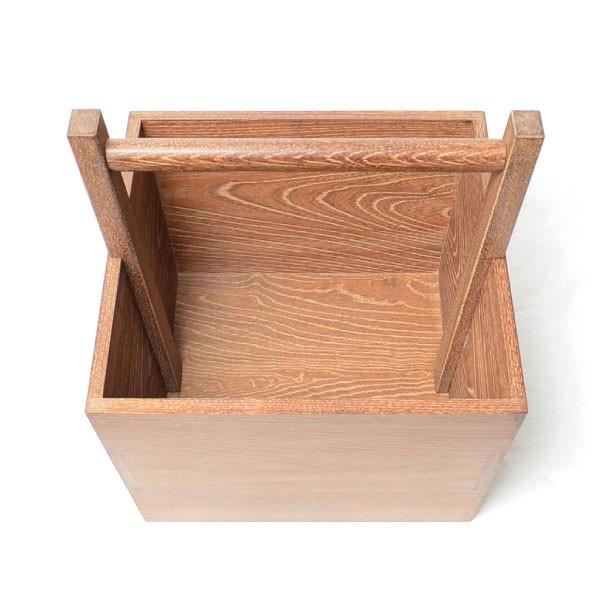 水屋道具 茶道具 仙正 作 利休形 箱炭斗(上) : 茶道具専門店 (有)菊池