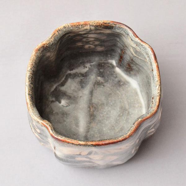 火入 茶道具 玉山窯 木瓜形 鼠志野火入 : 茶道具専門店 (有)菊池商店