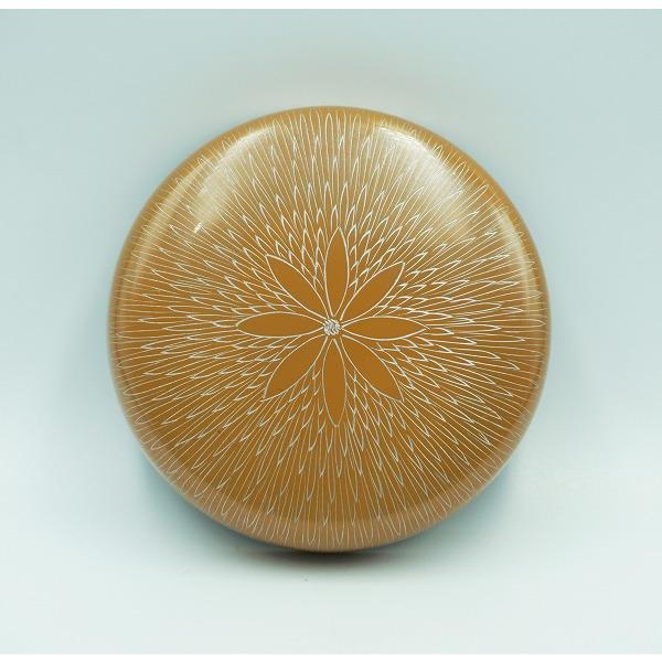 茶道具 香合 丸香合 菊毛彫 中村湖彩 桐箱 : 新古茶道具 さかい ヤフー