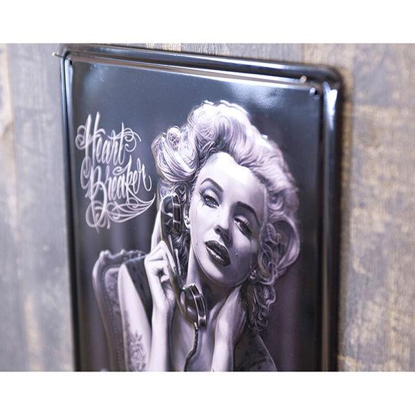 マリリンモンロー ブリキ看板 アメリカン雑貨 アンティーク メタル