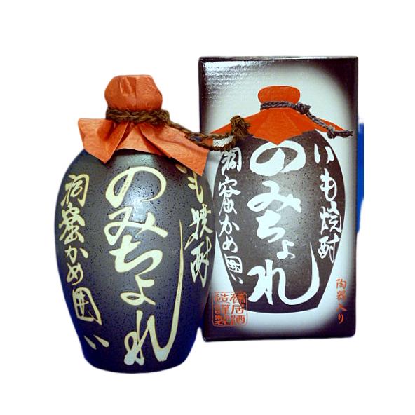 のみちょれ 本格芋焼酎 25度 720ml壺 大分県臼杵市 藤居酒造 : お