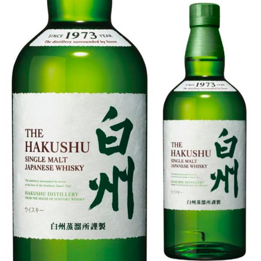 サントリー シングルモルトウイスキー 白州 700ml 43度 箱なし : 小山