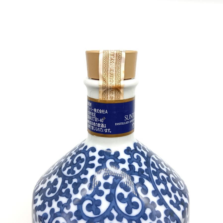 白州 サントリー 有田焼 染付宝尽福 600ml アルコール分43％ モルト