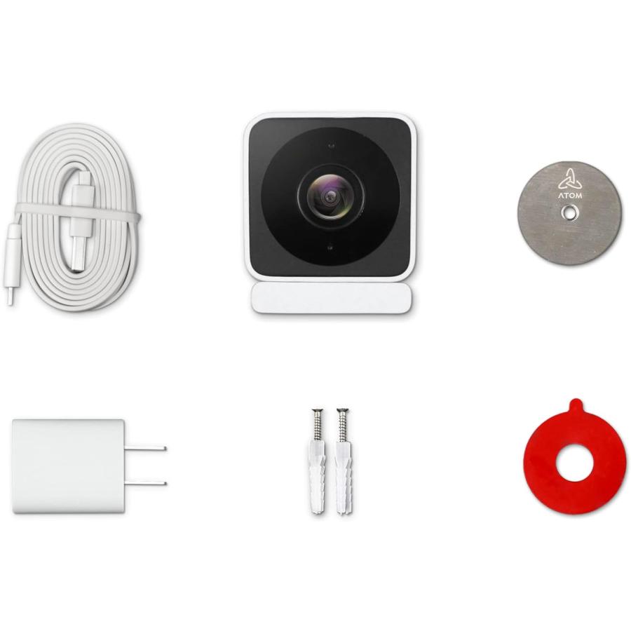 アトムテック(ATOM tech) ネットワークカメラ 防犯カメラ ATOM Cam 2