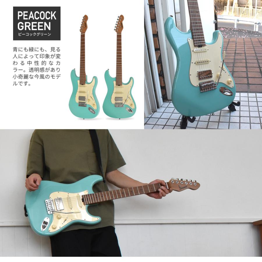 エレキギター SELDER ST-33RM 単品〔ソフトケース・シールド付き