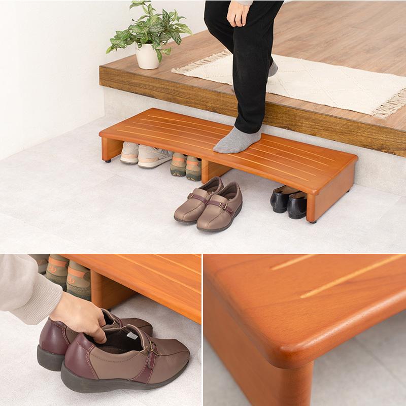 木製 ハンドメイド オーダー コの字 ベンチ 玄関台 水槽台 アクア