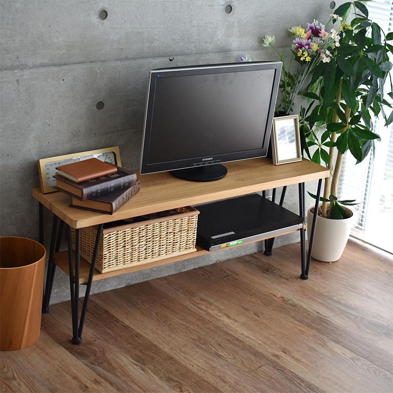 テレビ台 おしゃれ 幅105cm スチール テレビボード AVボード オープン