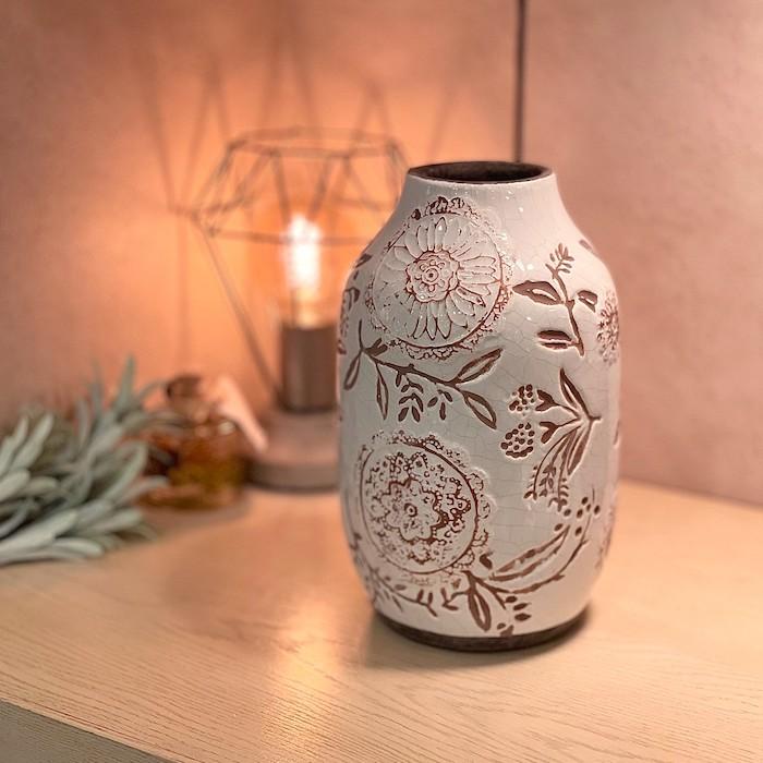 53cm 70`sイタリアヴィンテージハンドメイド花瓶 大型フラワーベース