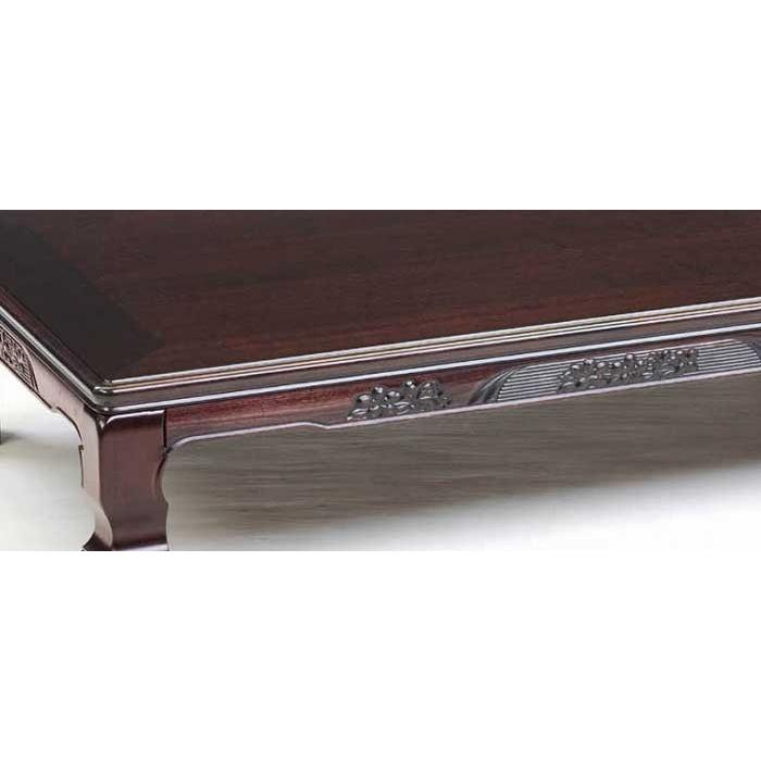 ローテーブル 座卓 純和風座卓120 紫檀 したん色 葵 あおい : さぬきや