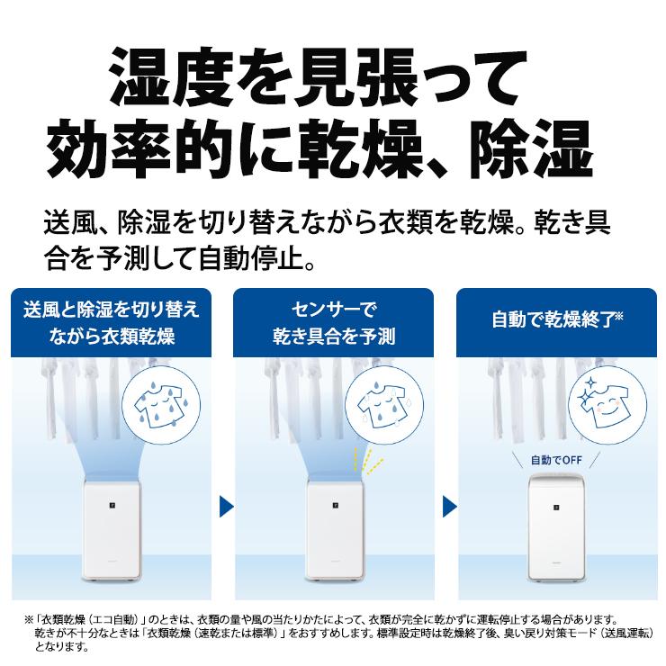 SHARP（シャープ） ハイブリッド方式 衣類乾燥除湿機 年中速乾タイプ