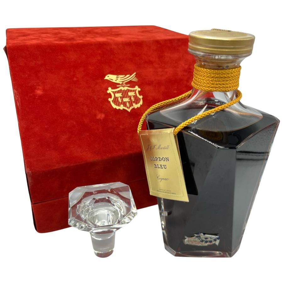 古酒 ブランデー マーテル コルドンブルー バカラ 箱・替え栓付 B1166