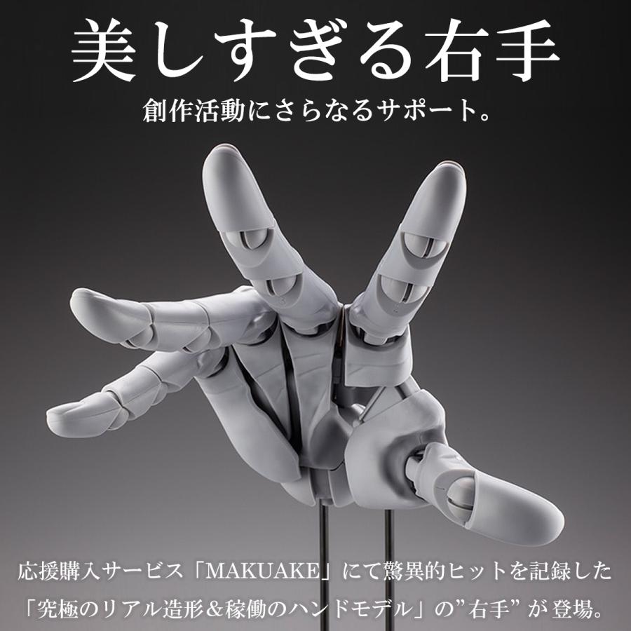 コトブキヤ（KOTOBUKIYA） 「R / GRAY」 ハンドモデル 右手 グレー