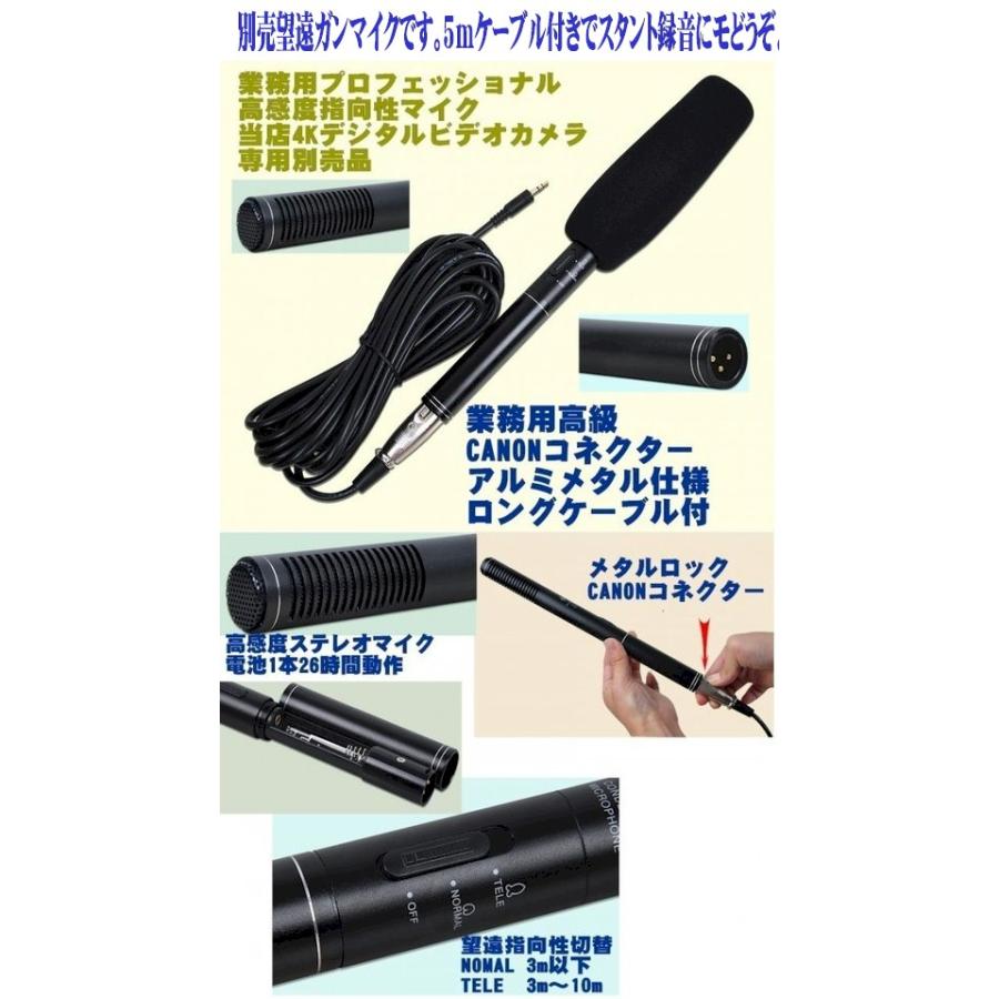 4Kデジタルビデオカメラ フルセット 最新 プロ 高画質 小型 軽量