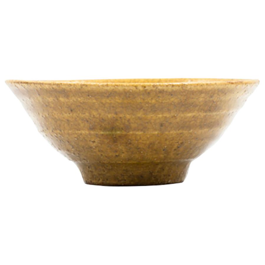 黄瀬戸平茶碗 古瀬戸 】 伝世品 共箱 研究家識 黄瀬戸