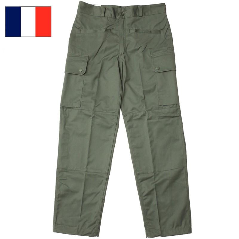 フランス軍 AFフィールドパンツ オリーブ HBT デッドストック PP372NN