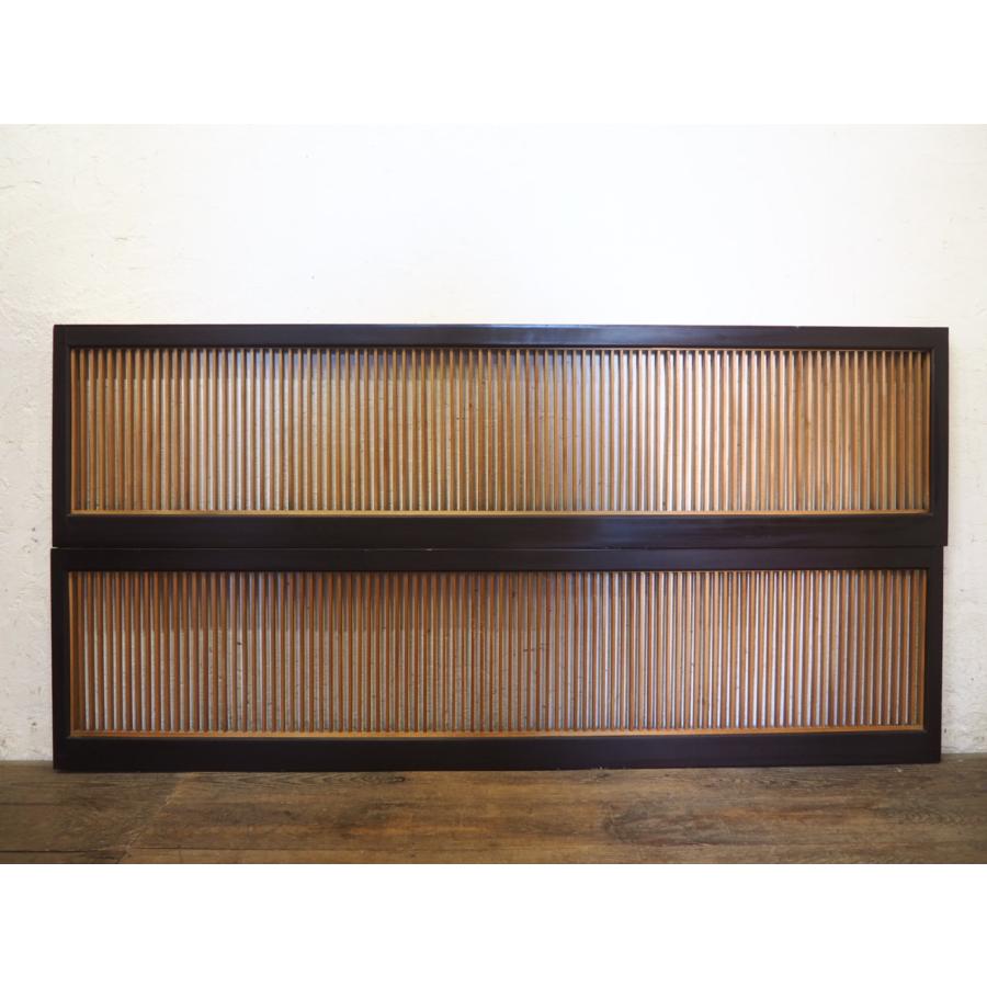 タS0393◇【H43cm×W174cm】×2枚◇シンプルなデザインのレトロな古い