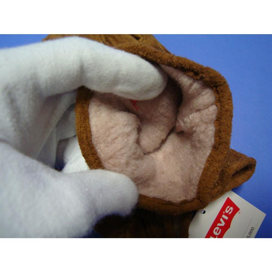 Levi's（リーバイス） リーバイス手袋 LV16737 ブラウン 茶 豚皮