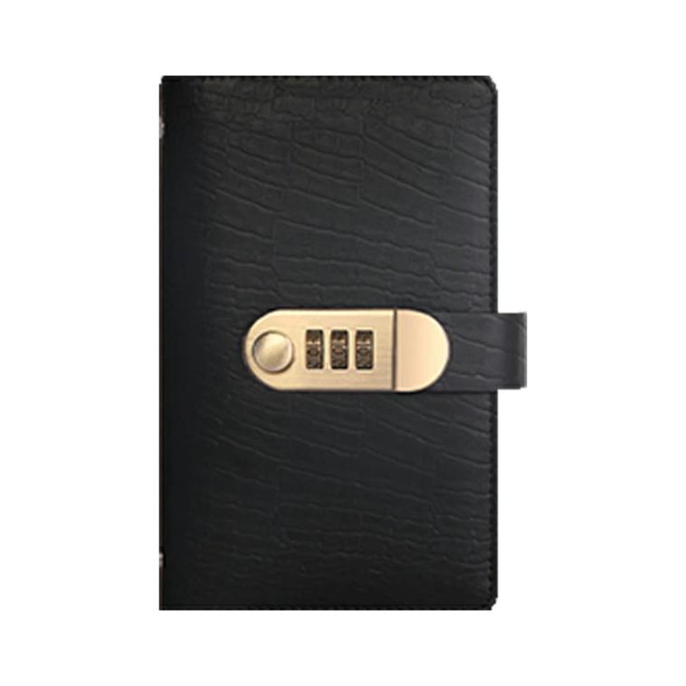 お札 貯金箱 お札封筒貯金 ワニ革調 PUレザー ロック付き 100枚収納