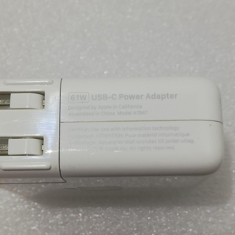 Apple アップル 純正充電器 USB Type-C PD充電対応 ACアダプター A1947
