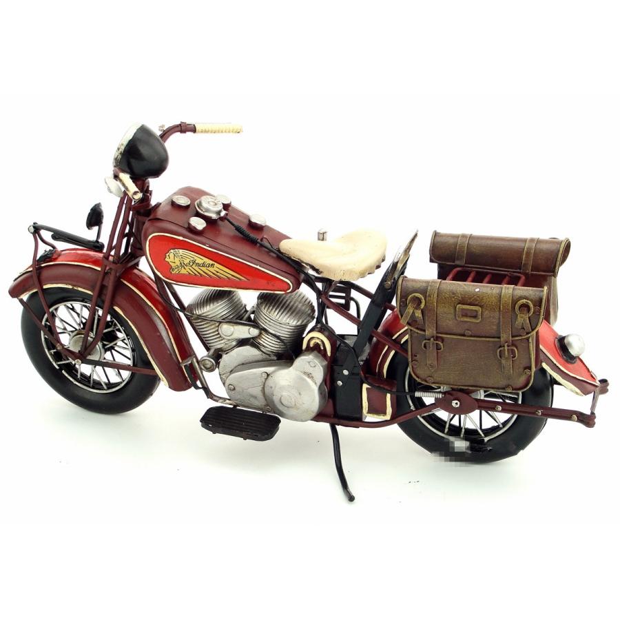 オートバイ Indian motorcycle 1936年 レトロ ブリキ製 ビンテージ