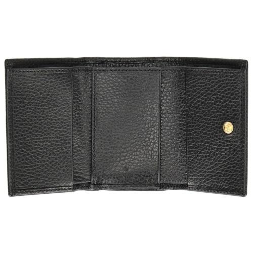GUCCI（グッチ） 三つ折り財布 レディース GGマーモント ブラック