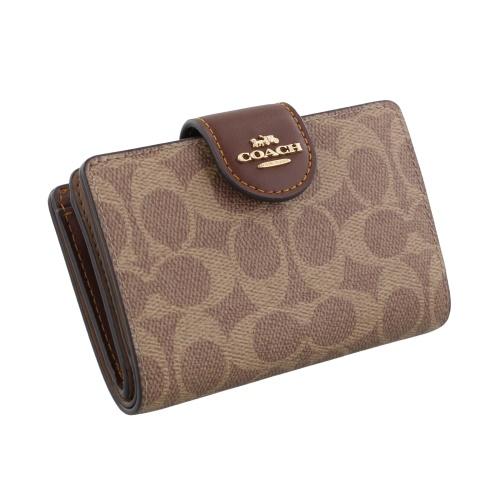 コーチ アウトレット 財布 二つ折り財布 レディース シグネチャー