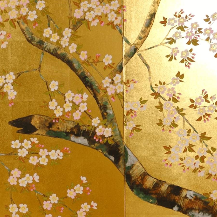 4枚金屏風/ 富永寿峰（平金押し） : SELECT JAPAN - 通販 - Yahoo