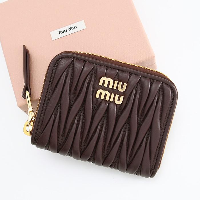 miu miu（ミュウミュウ） 財布 二つ折り財布 マテラッセ コインケース