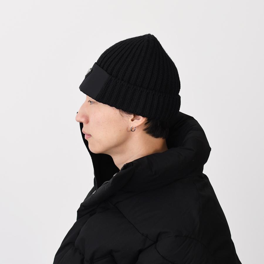 PRADA（プラダ） ニット帽 Re-Nylon x ウール ビーニー 2HC427 1WTO