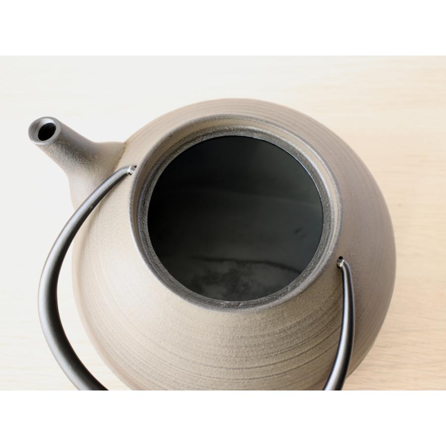 壱鋳堂 ITCHU-DO 鉄瓶 刷毛目 黒 さび茶 1L 南部鉄器 51007 : 雑貨のお