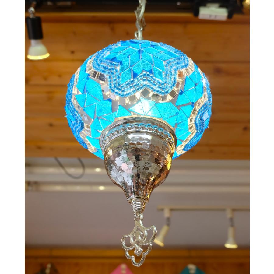 トルコ雑貨 吊り下げ トルコモザイクランプ 綺麗い エキゾチック LED