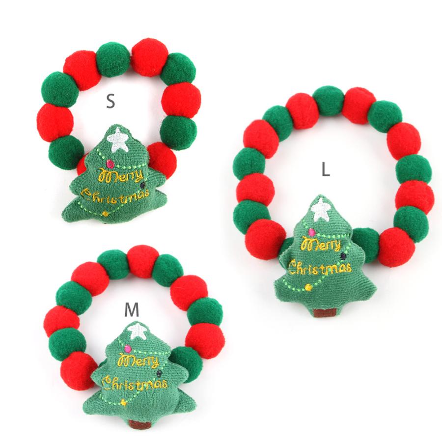 ペット用首輪 チョーカー ネックレス クリスマス 送料無料 犬用 猫用