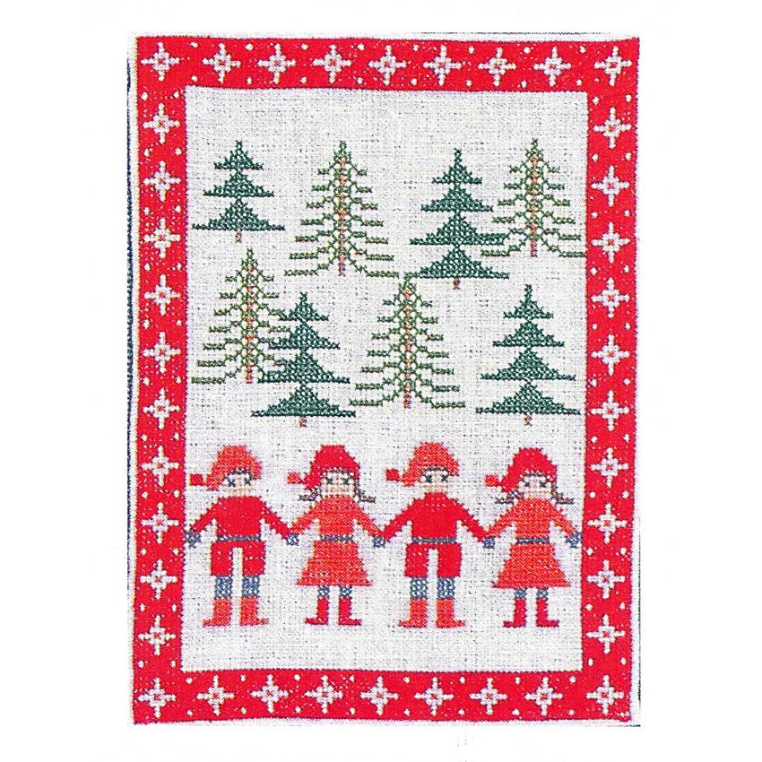 輸入刺繍 Haandarbejdets Fremme 30-5182 Nisseboern エルフ 北欧