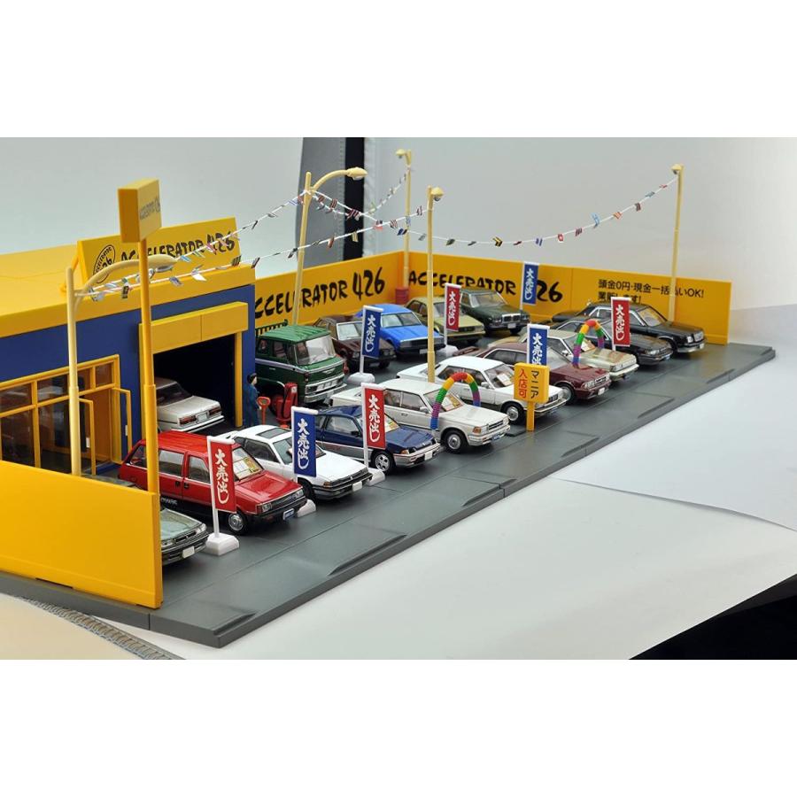 トミーテック トミカラマ ヴィンテージ 04c 1/64 中古車店 アクセル426