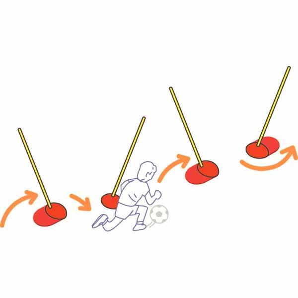 molten（モルテン） 【メーカー直送品】 サーキットポールアングル